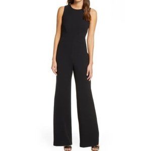 Vince Camuto Crisscross Waist Crepe Jumpsuit